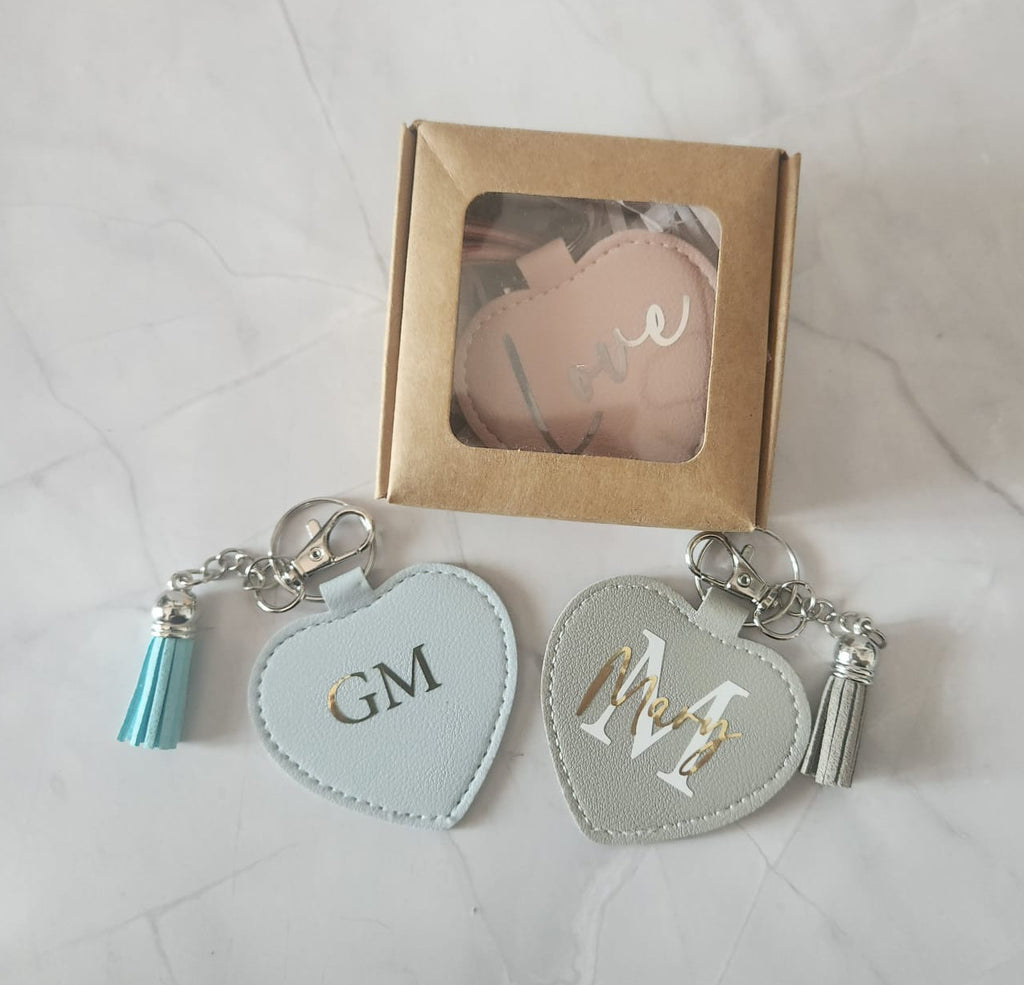 Portachiavi a forma di cuore