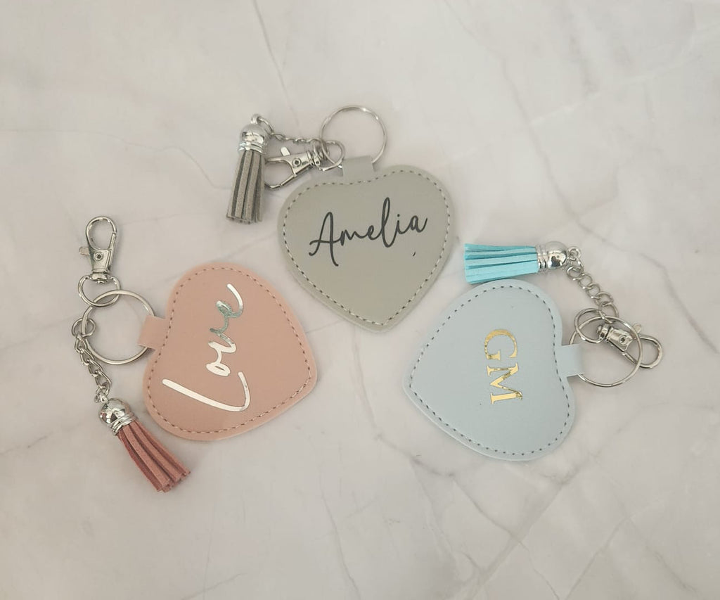 Portachiavi a forma di cuore