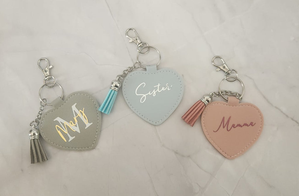 Portachiavi a forma di cuore