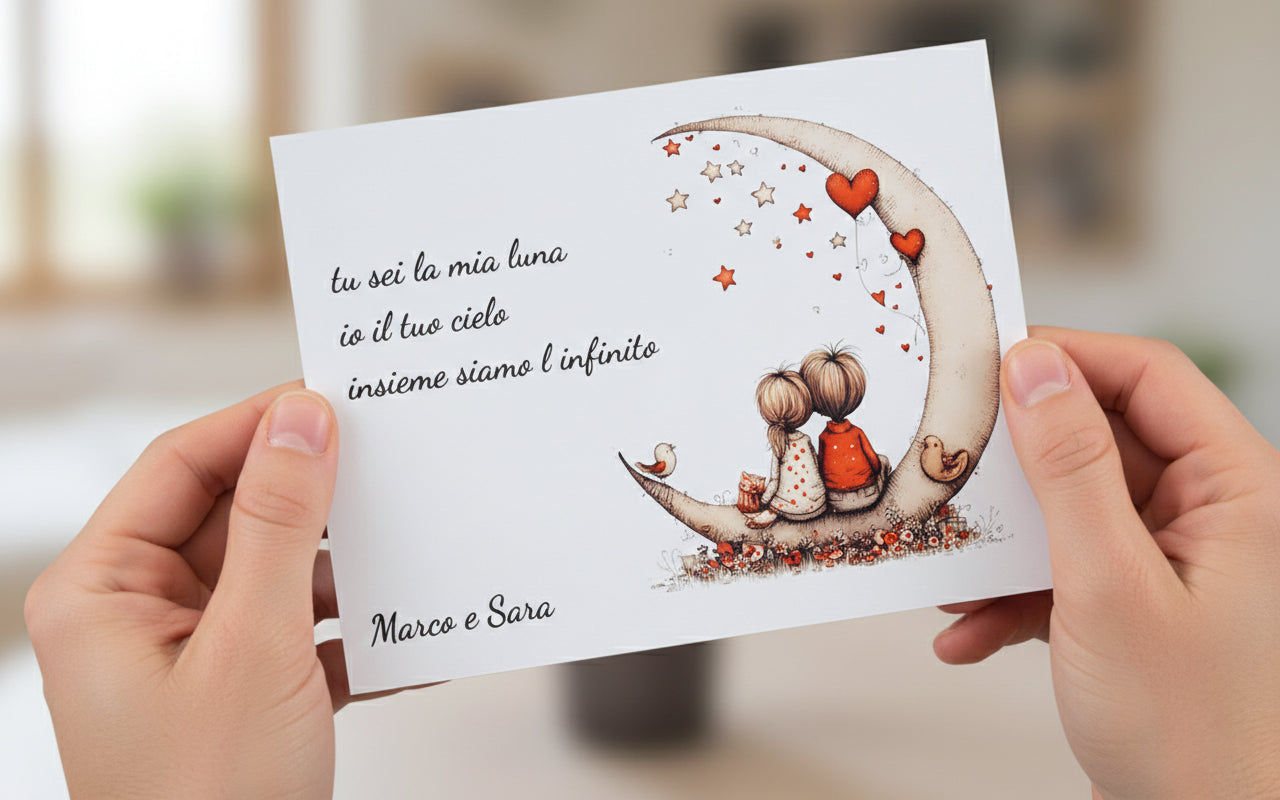 Targa in Alluminio "Lui & Lei" Personalizzabile