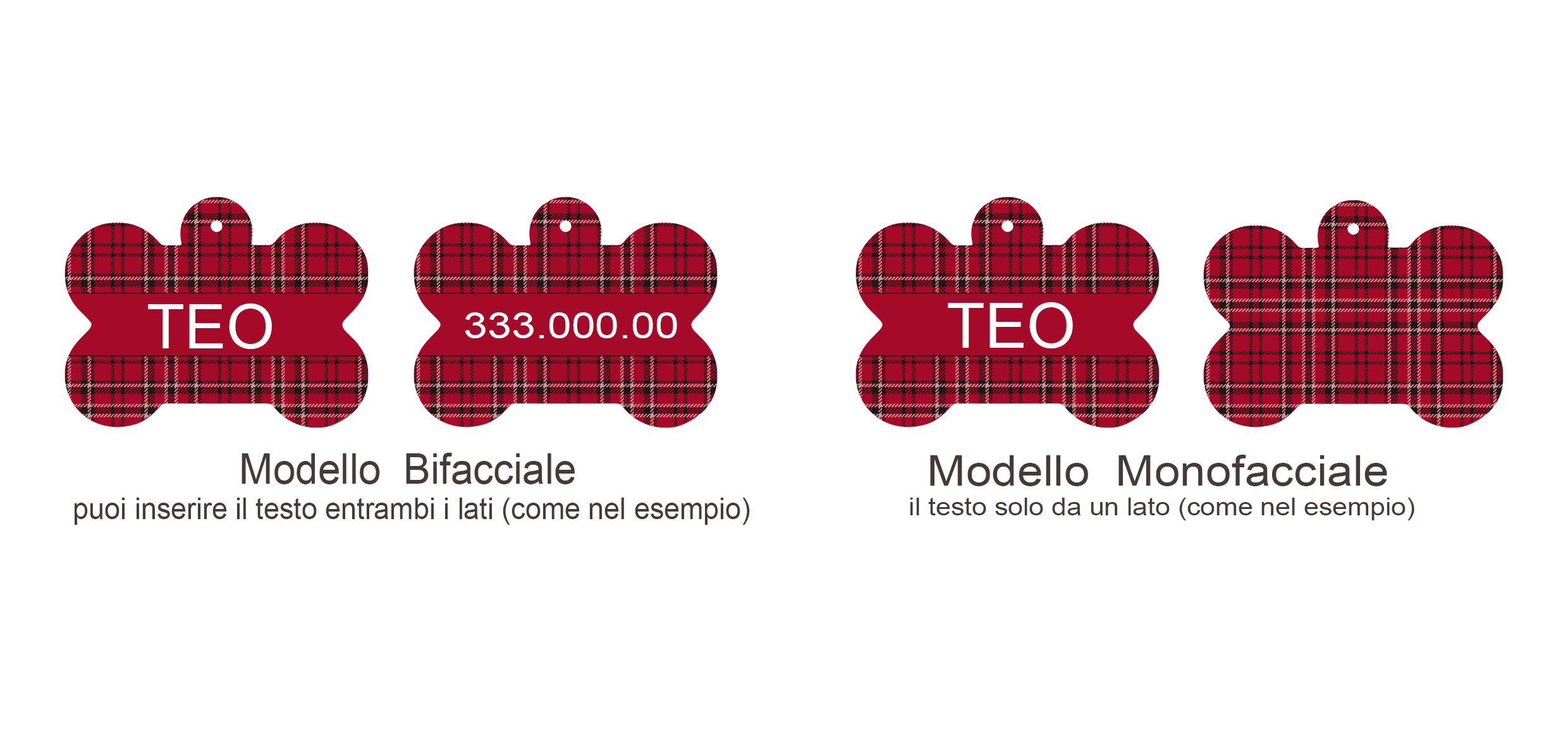 Targhetta Cane da personalizzare