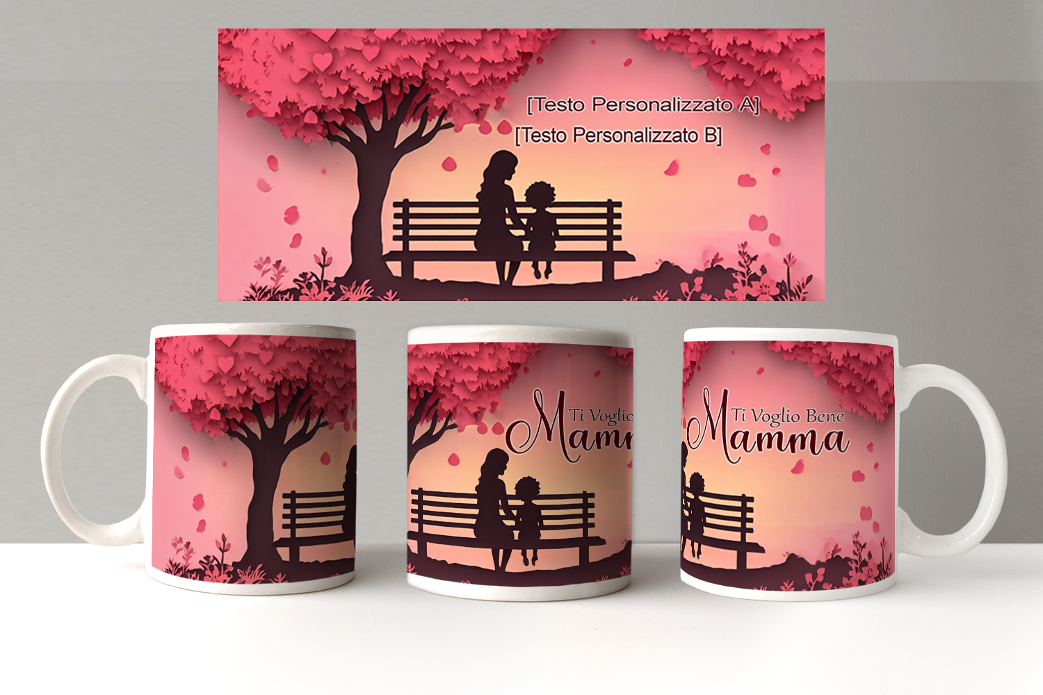 Tazza da  Personalizzare Idea Regalo Festa della "Mamma" da Personalizzare