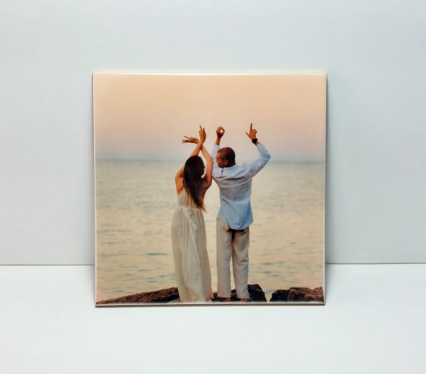 Piastrella 15x15 in Ceramica Personalizzabile con Foto a Tua Scelta