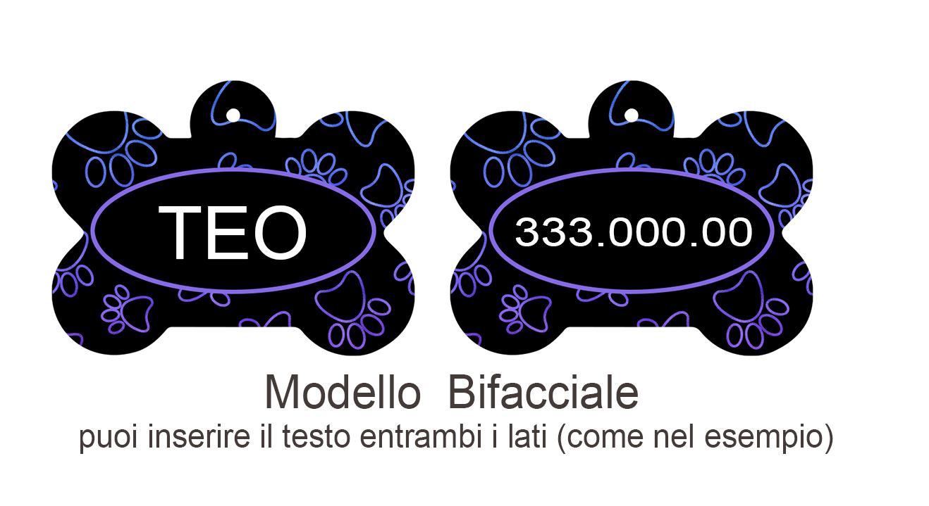 Placchetta da Personalizzare per il suo Collare