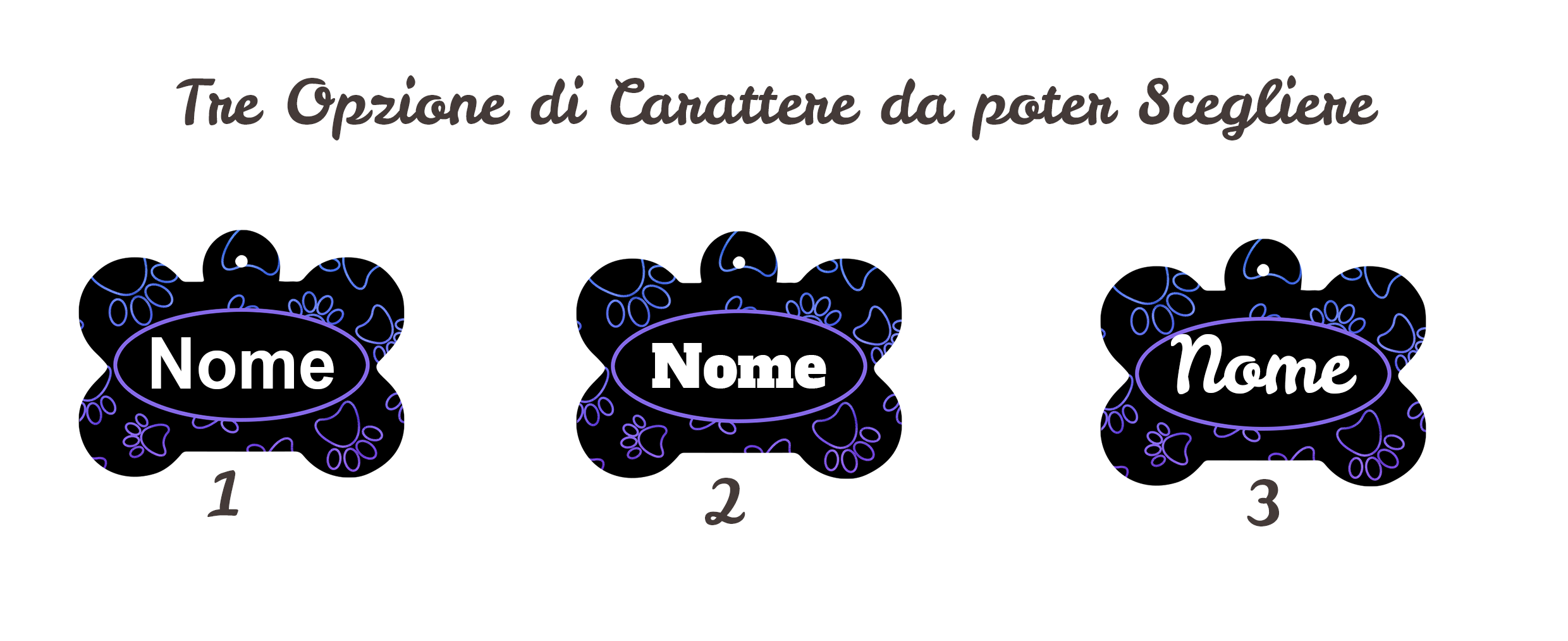 Placchetta da Personalizzare per il suo Collare